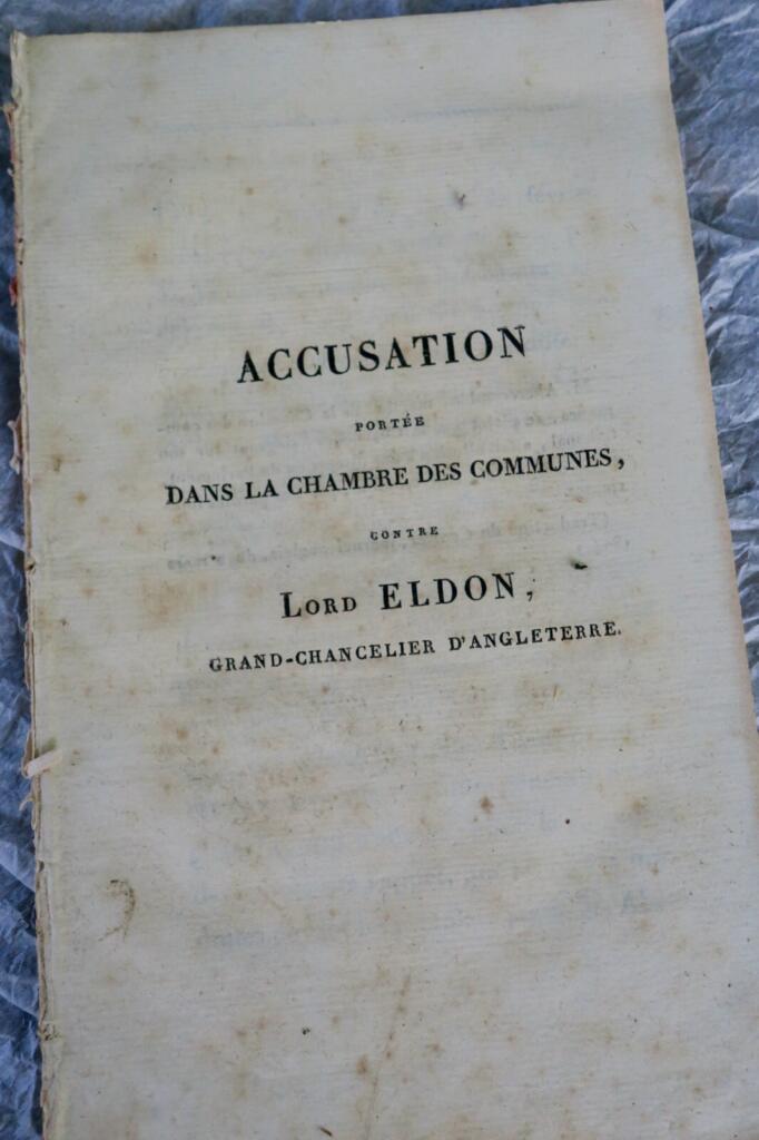 Parlamentarische Anklage gegen Lord Eldon