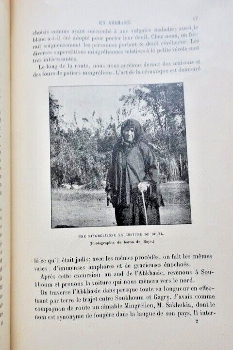 ABKHAZIEN Mission 1904 Baron De Baye