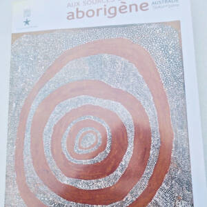 Aborigène ux sources de la peinture aborigène. Australie-Tjukurrtjanu