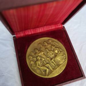 Académicien F. Gregh BRONZE 56 mm, 85 grs scté des gens de lettres 1948
