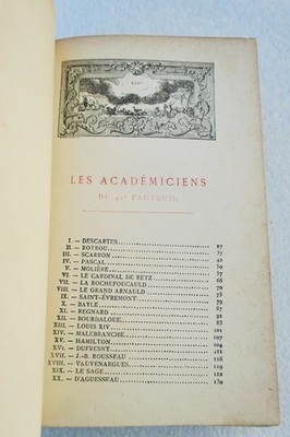 History of the 41st Chair of the Académie Française