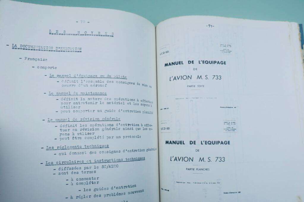 Aéronautique entretien des aéronefs 1963