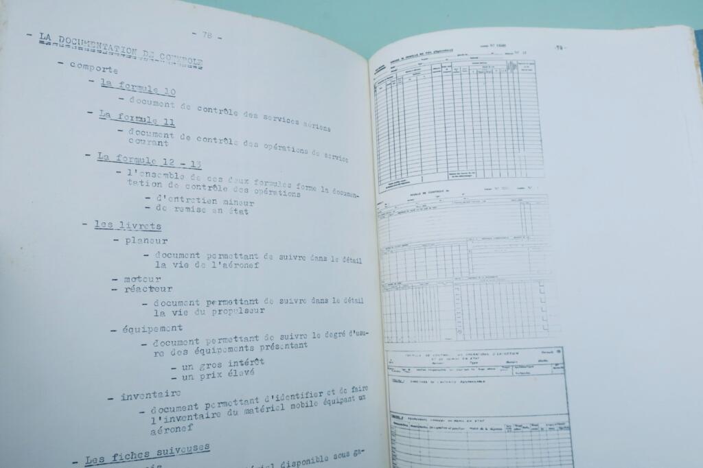 Aéronautique entretien des aéronefs 1963