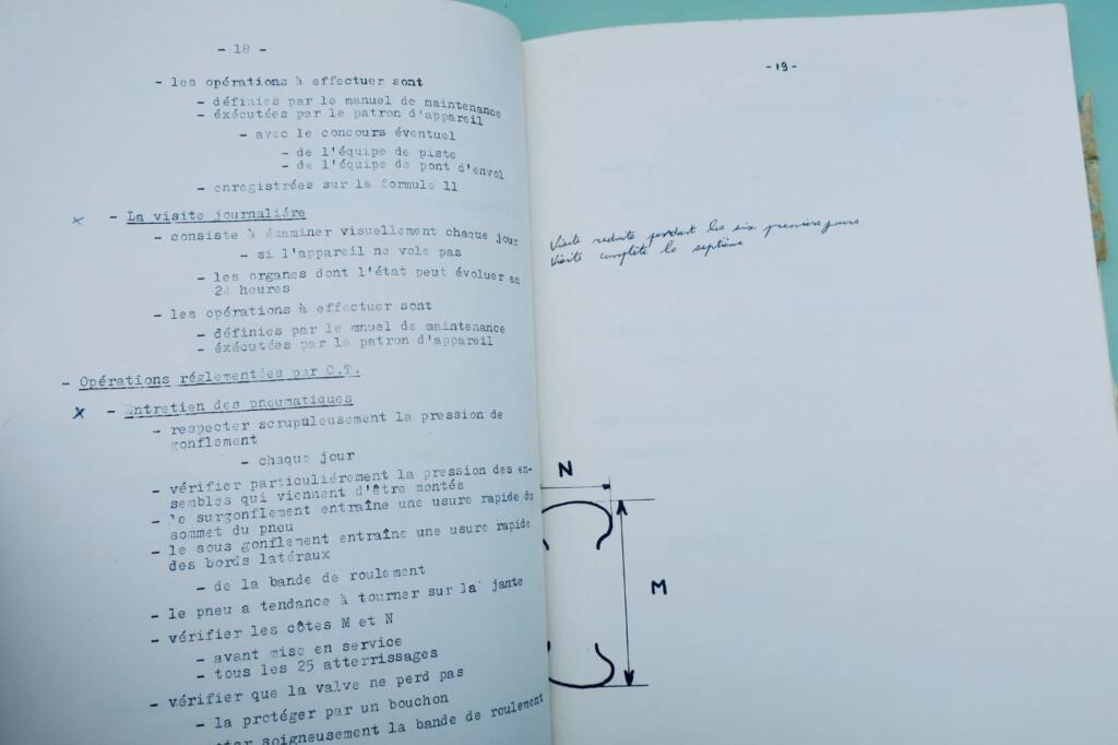 Aéronautique entretien des aéronefs 1963