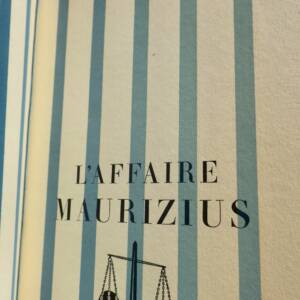 affaire Maurizius. Club du livre du mois. 1954