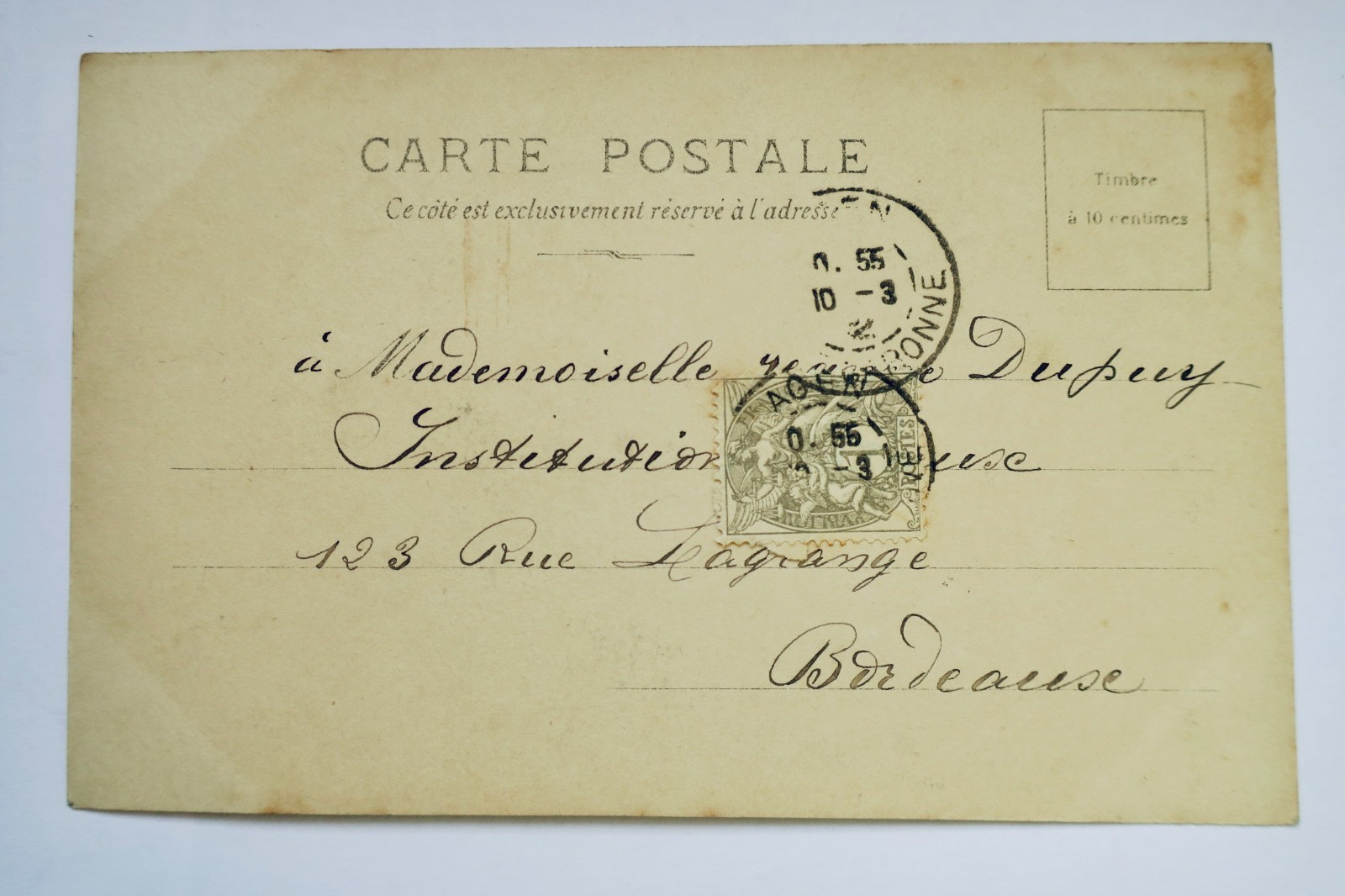 Affiche crevée LA REPUBLIQUE - La Librairie Antique