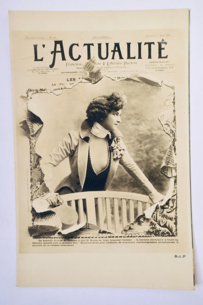 Beschädigtes Werbeplakat