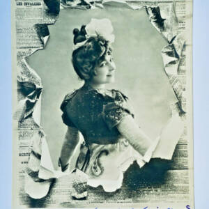 affiche crevée LE PETIT JOURNAL 1902