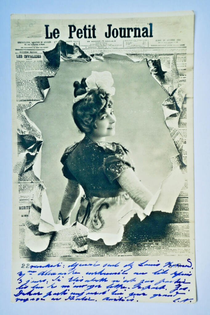 Le Petit Journal 1902 Torn Poster