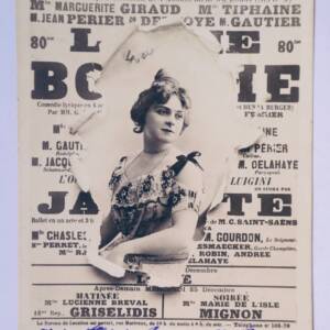 affiche crevée théâtre national de l'Opera-Comique 1902