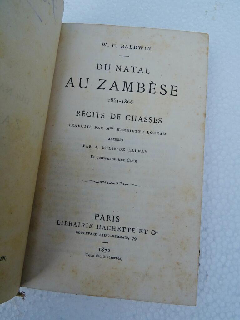 African hunting expeditions, 1851-1866