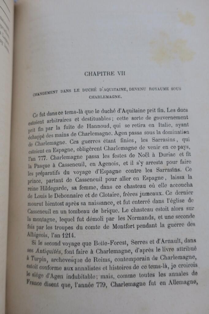AGEN HISTOIRE DE LA VILLE D&rsquo;AGEN & PAYS D&rsquo;AGENAIS suivi…