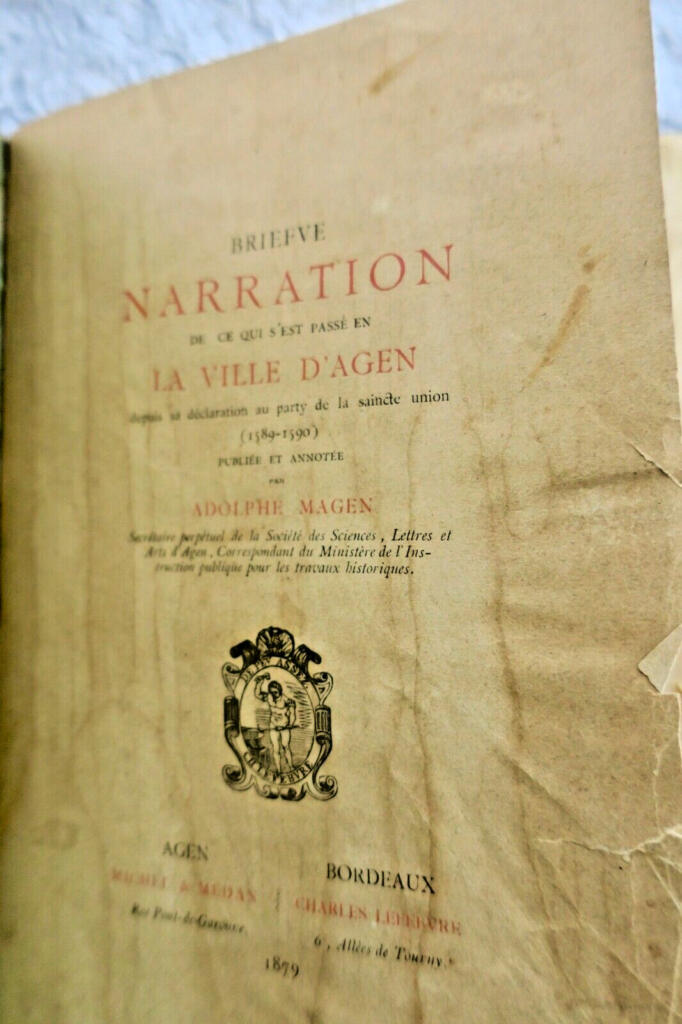 AGEN HISTOIRE DE LA VILLE D&rsquo;AGEN & PAYS D&rsquo;AGENAIS suivi…