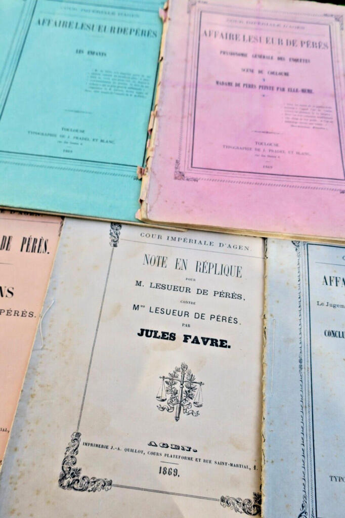Agen Lesueur de Pérès 1869 affaire cour impériale