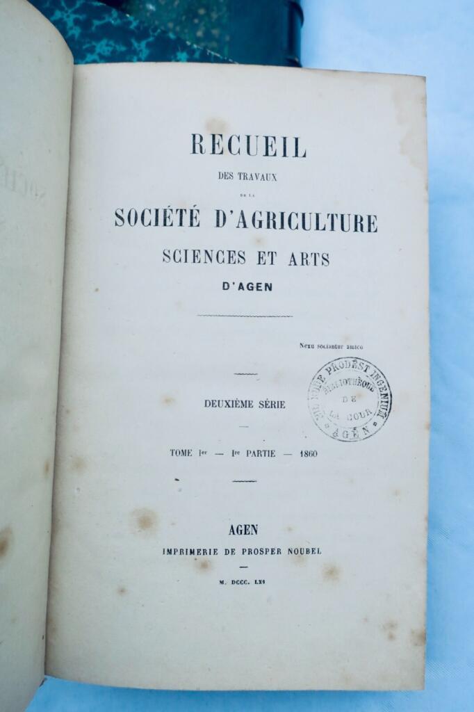 Agricultural and Scientific Society Work Collection