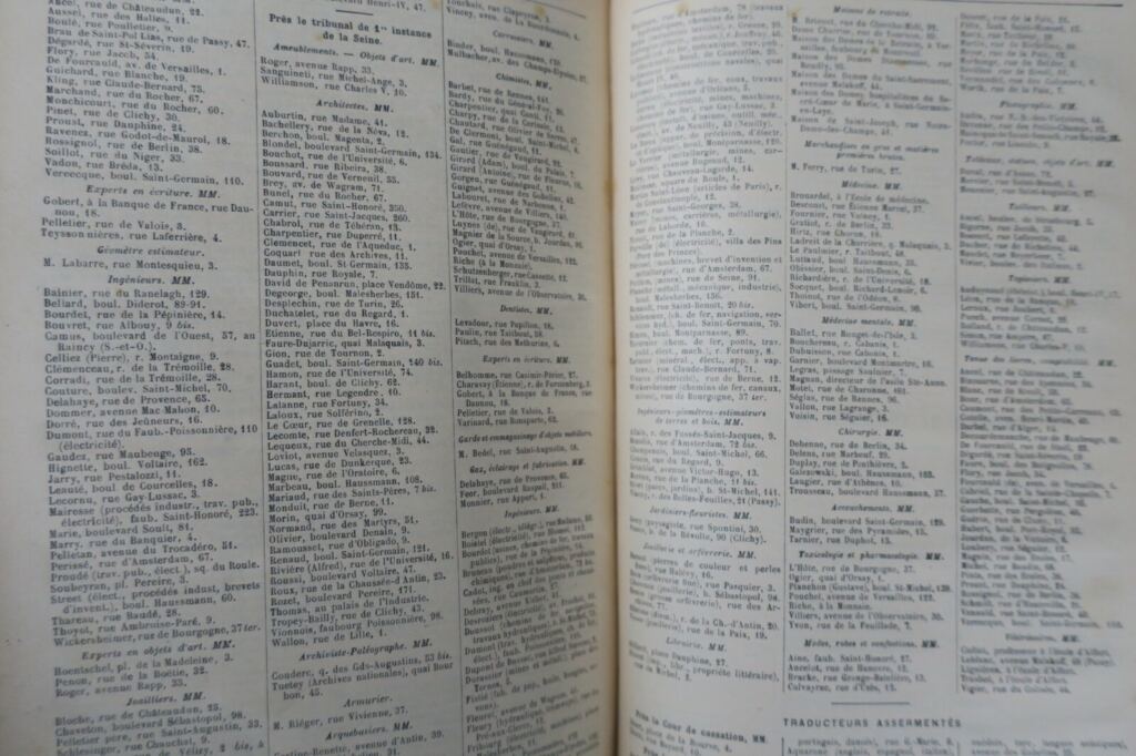 Verzeichnis der Rechtsberufe 1898