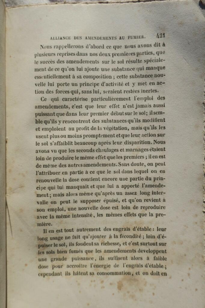 Treatise on agricultural soil amendments
