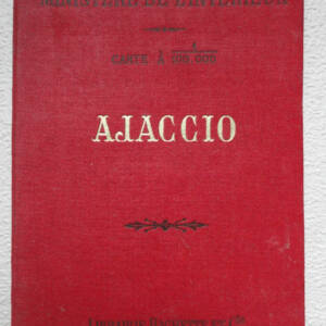 Ajaccio, hachette, 1893, 57 x 56 cm