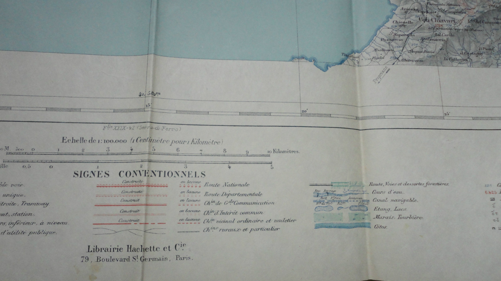 Ajaccio, hachette, 1893, 57 x 56 cm – Image 3