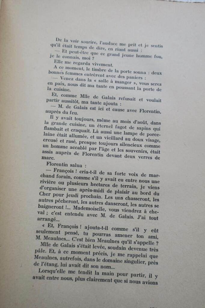 ALAIN-FOURNIER Le Grand Meaulnes 1946