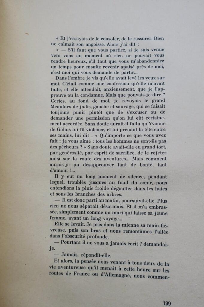 ALAIN-FOURNIER Le Grand Meaulnes 1946