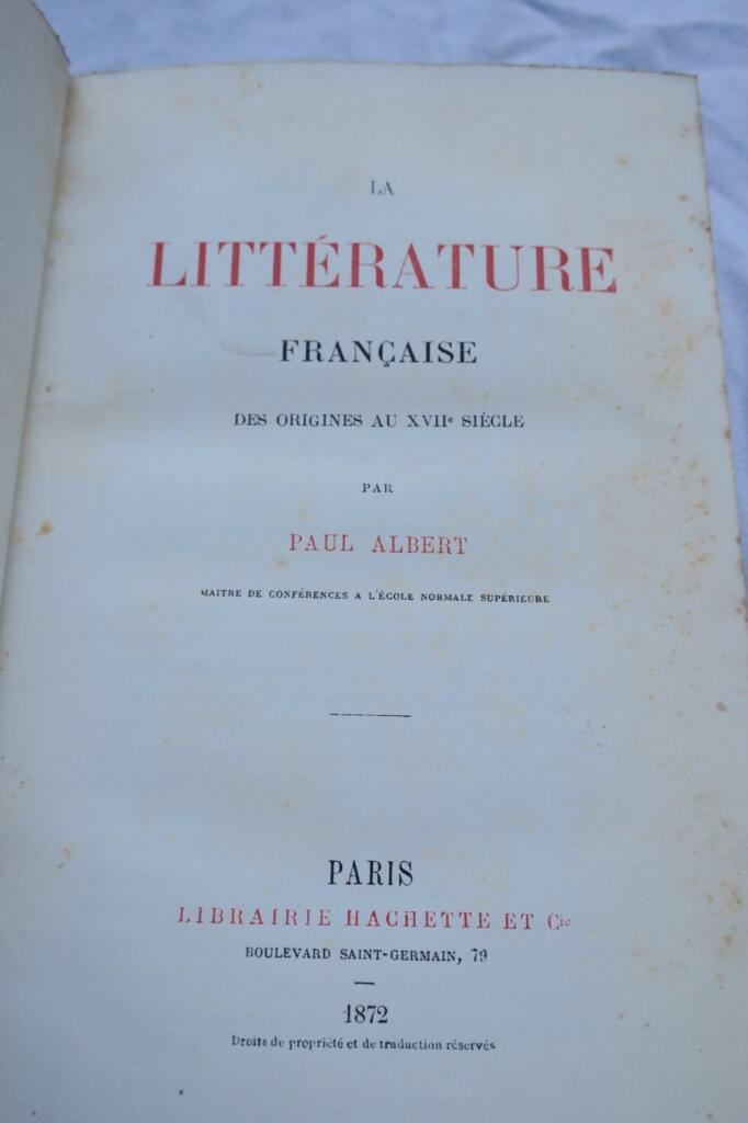 Study of 18th Century French Literature