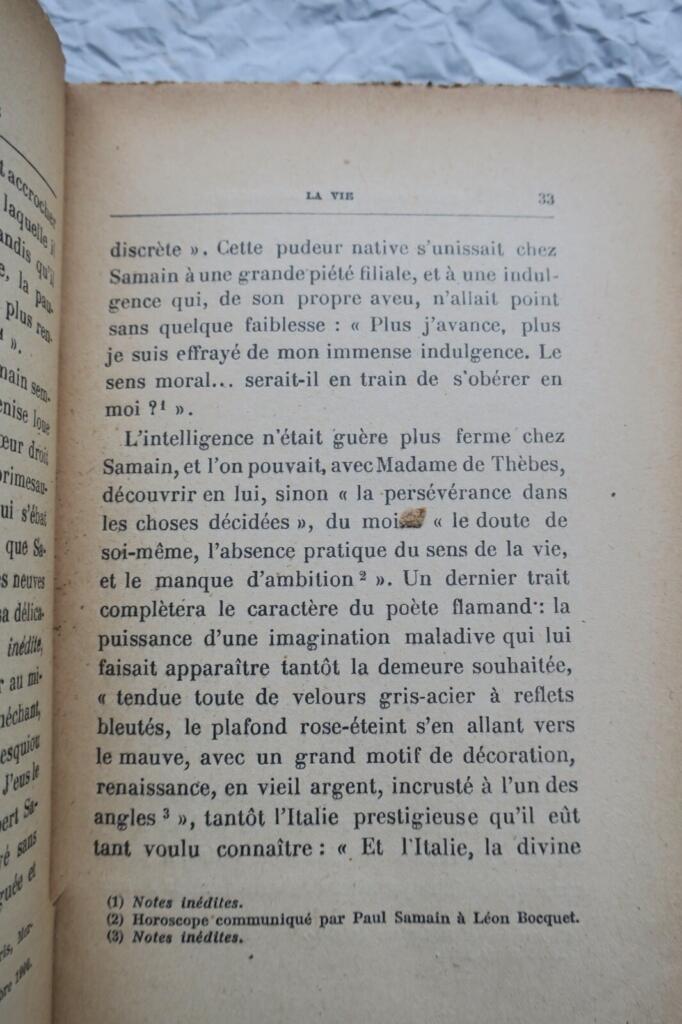 Symbolist Dichter mit Autogramm