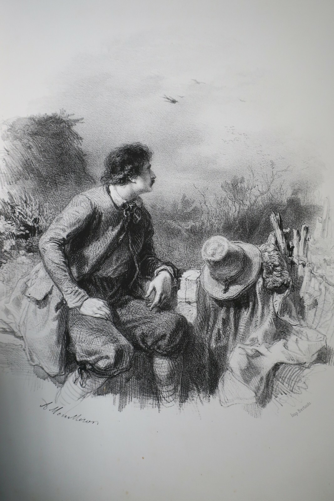Beautiful lithographs from 1844<span class="lla-card-orig-wrap"><span class="lla-card-orig">❦ ALBUM DE F. MASINI 1844 lithographies, Nanteuil</span></span> - La Librairie Antique