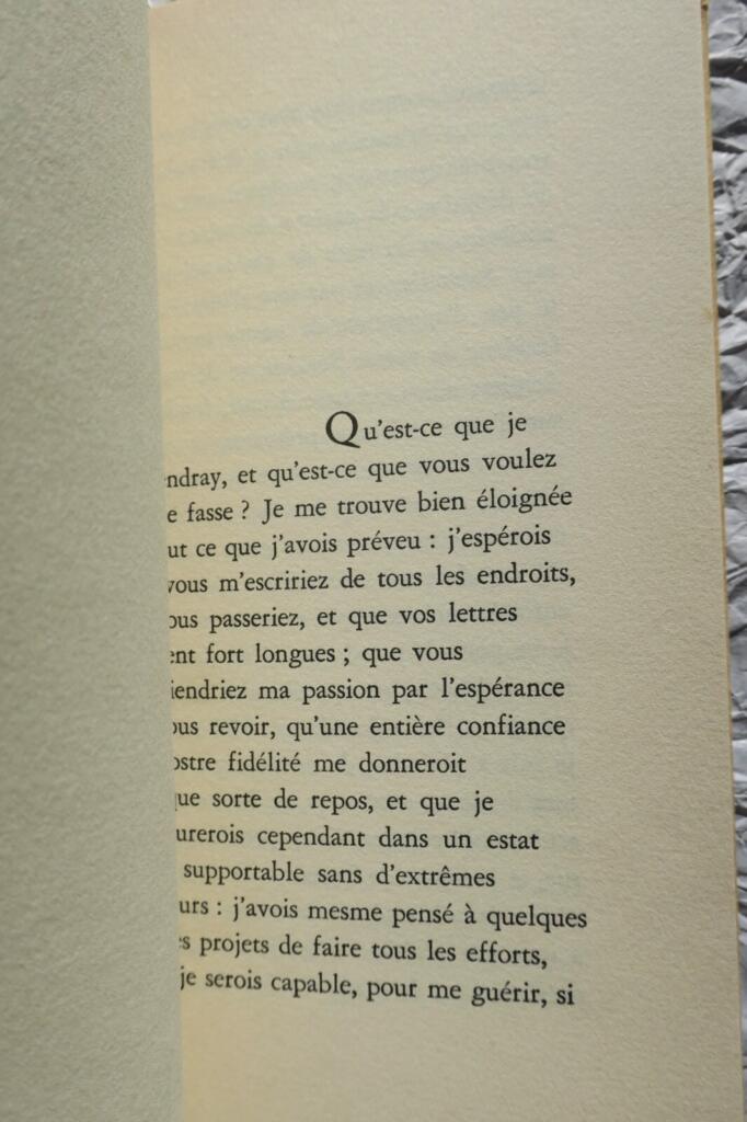 Passionate correspondence of a Portuguese nun