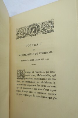 A biography of Mlle de Lespinasse<span class="lla-card-orig-wrap"><span class="lla-card-orig">❦ ALEMBERT Le tombeau de Mlle de Lespinasse 1879</span></span> - La Librairie Antique