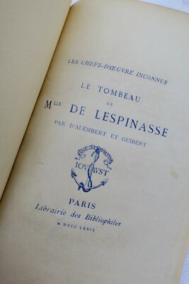 A biography of Mlle de Lespinasse - Image 7