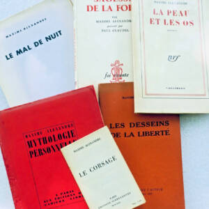 ALEXANDRE (Maxime) Les Desseins de la liberté, sagesse de la folie.. dédicaces