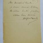 Alfred Berl lettre autographe manuscrite