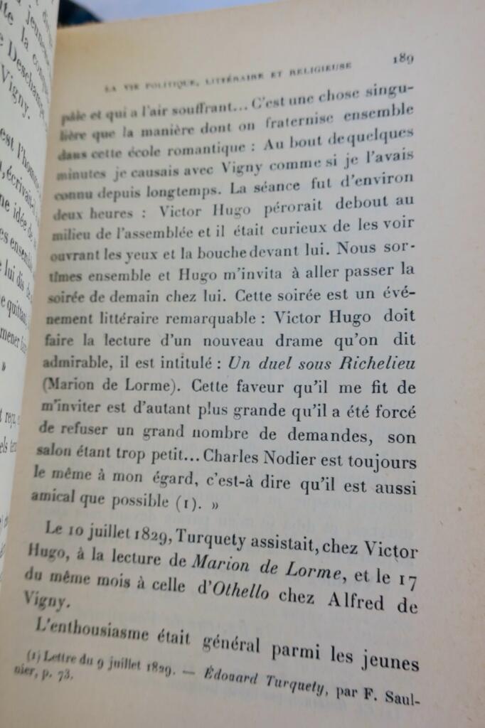 Romantic History Studies: Vigny's Life and Work