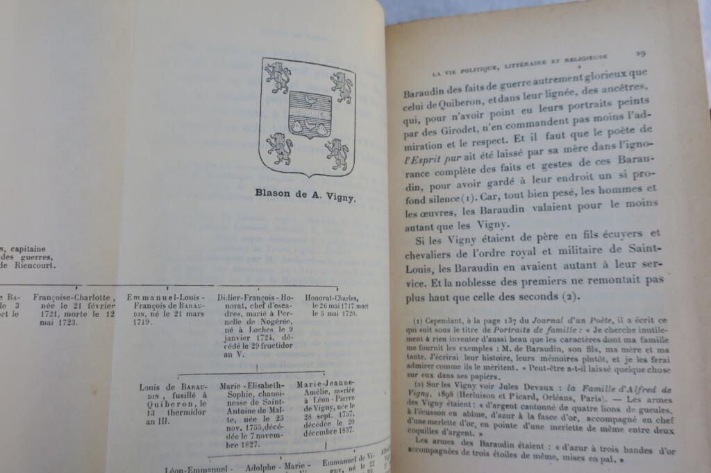 Romantic History Studies: Vigny's Life and Work