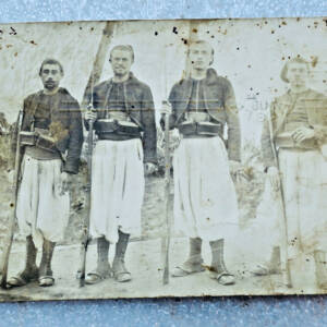 Alger armée 1908 CARTE-PHOTO