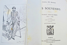 Algérie du Barrail Général Mes Souvenirs 1894 - La Librairie Antique