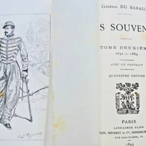 Algérie du Barrail Général Mes Souvenirs 1894