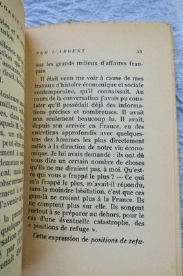 Algeria betrayed by money. Reply to Raymond Aron
