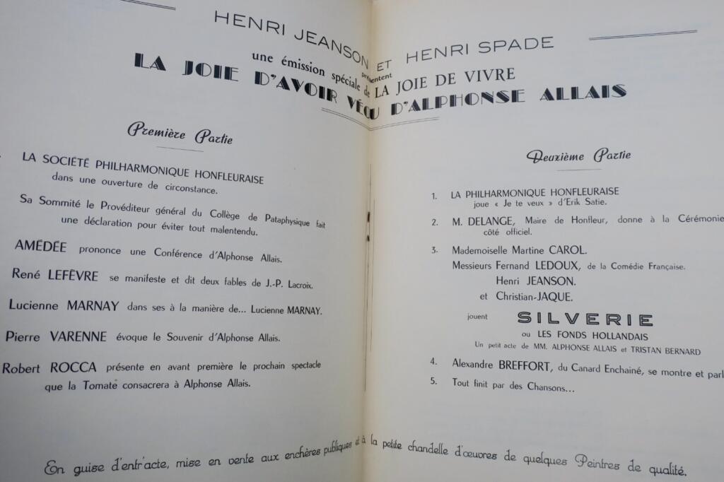 Centenary Tribute to French Literary Humorists