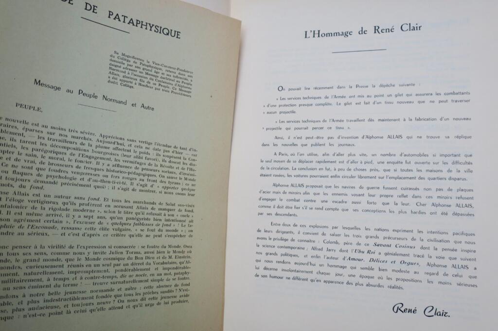 Centenary Tribute to French Literary Humorists