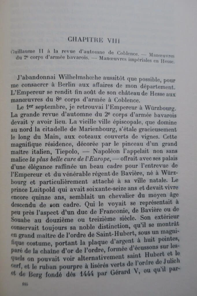 ALLEMAGNE Bülow Mémoires du chancelier prince de Bülow