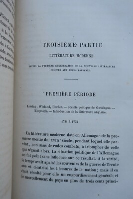 Allemagne Tableau de la littérature allemande - depuis l'établissement 1864 – Image 5