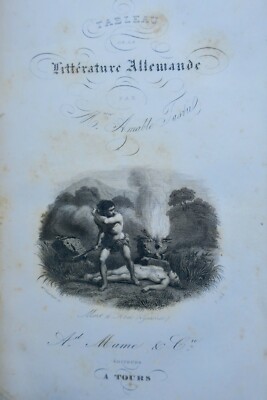 Allemagne Tableau de la littérature allemande – depuis l’établissement 1864 - La Librairie Antique