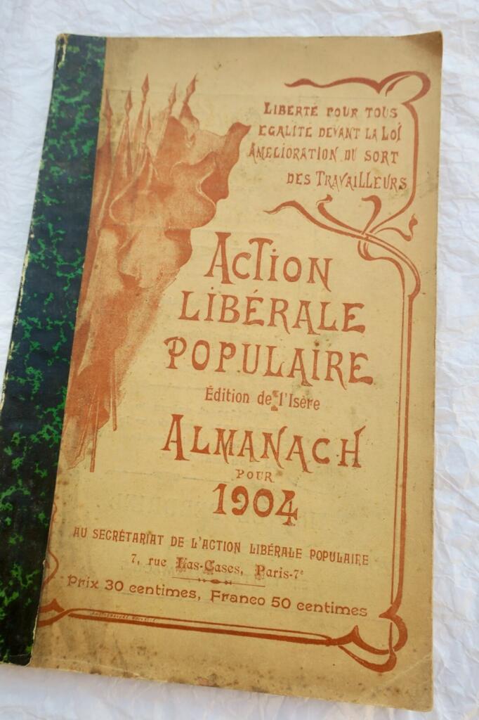 Political almanac of French liberal activism