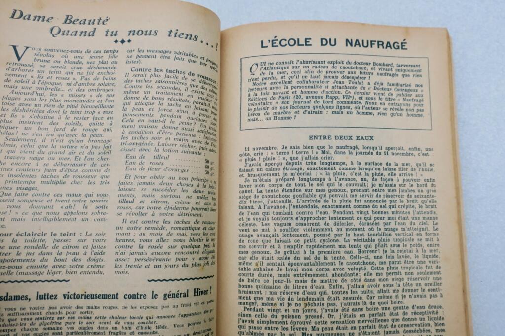 almanach 1954 Courier Dimanche Français
