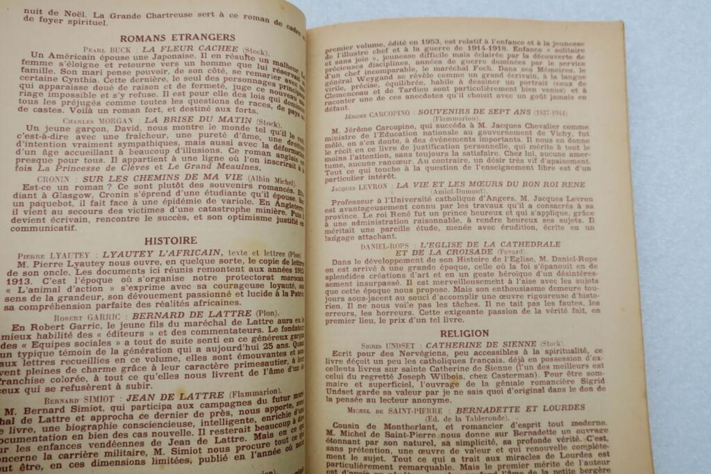 almanach 1954 Courier Dimanche Français