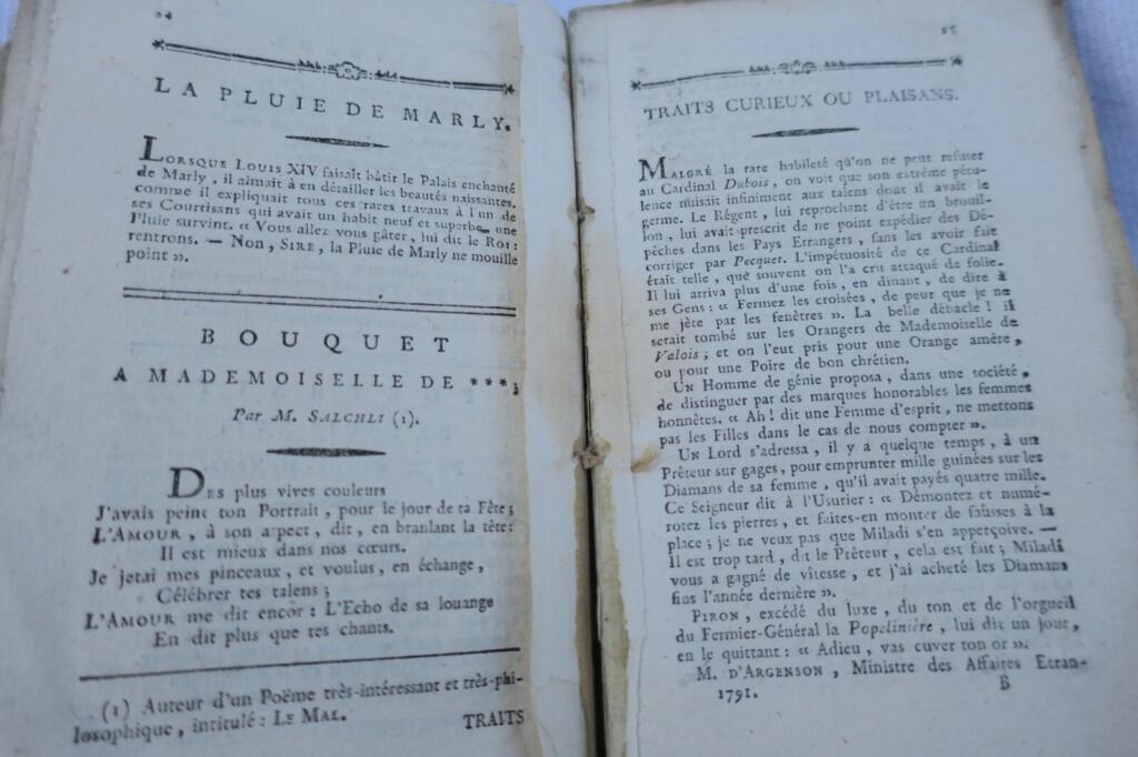 Literarischer Almanach von 1791