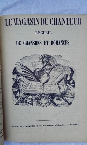 1886年的唱歌年鉴<span class="lla-card-orig-wrap"><span class="lla-card-orig">❦ Almanach chantant 1886</span></span> - La Librairie Antique