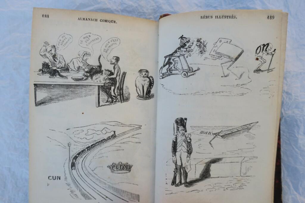 Comic Almanac with Satirical Illustrations 1858-1860